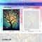 Tree of Life Paint by Numbers Kit for Adults,Butterfly Adult Paint by Number Kits,DIY Acrylic Paint by Number on Canvas for Home Wall Decor 16X20 Inch
